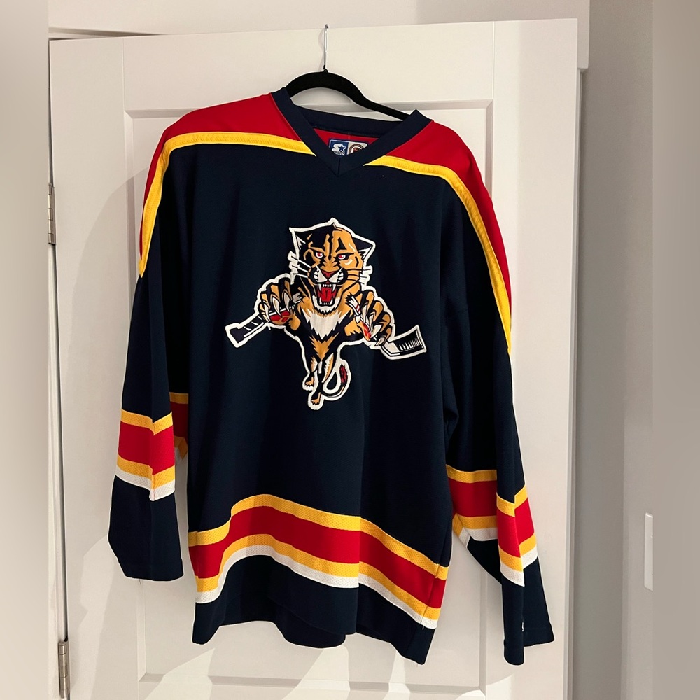 Men’s xl Florida Panthers Hockey Jersey 90s